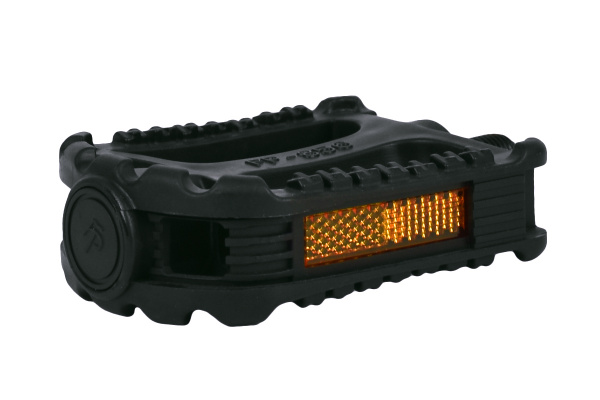 Педали FEIMIN FP-815,105*74мм,моноблок пластик,стальная ось,307гр,черные